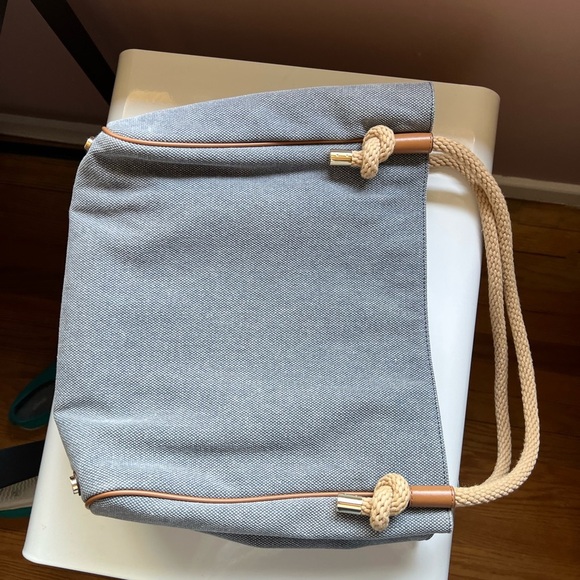 Michael Kors Isla Canvas Satchel Tote - Picture 6 of 10